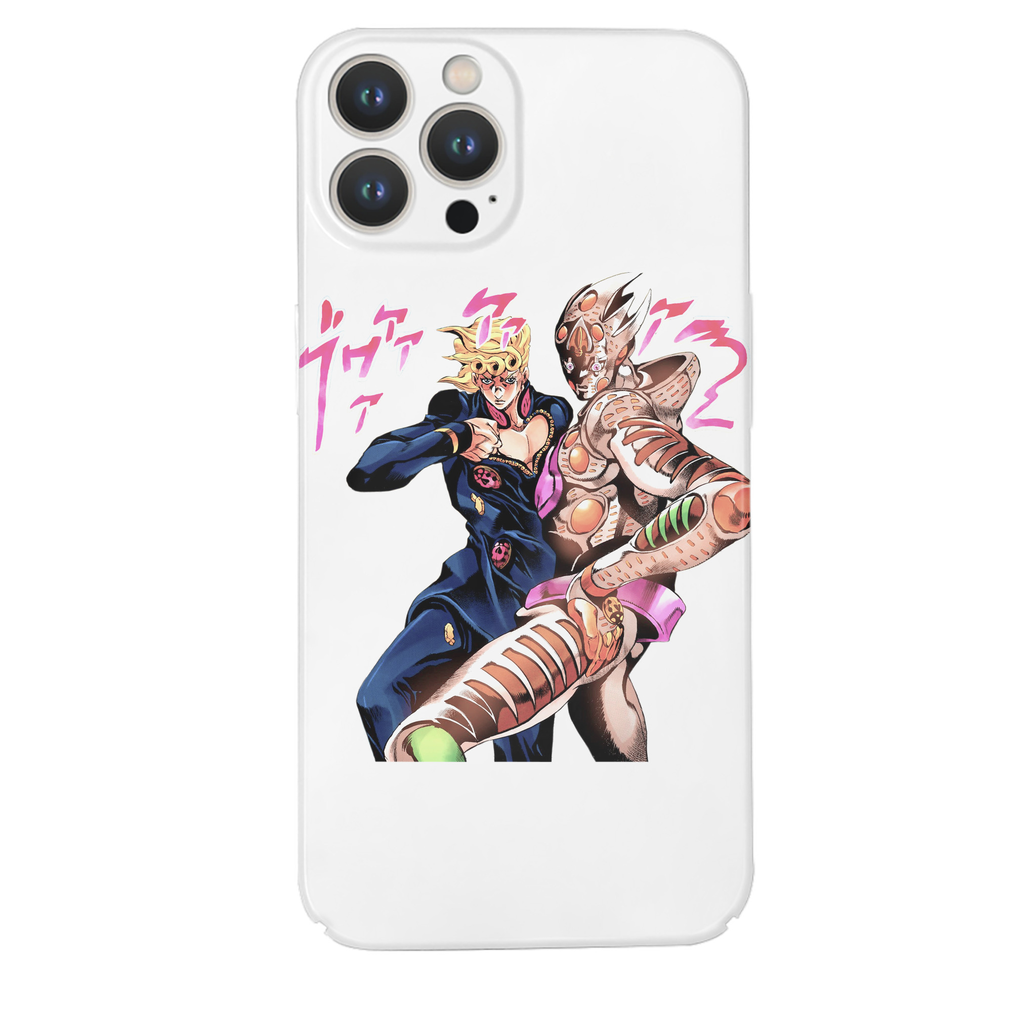 （画像用） ジョジョの奇妙な冒険 ジョルノ?ジョバァーナ JoJo's Bizarre Adventure Giorno Giovanna 【iPhone 14シリーズ対応】ハードケース